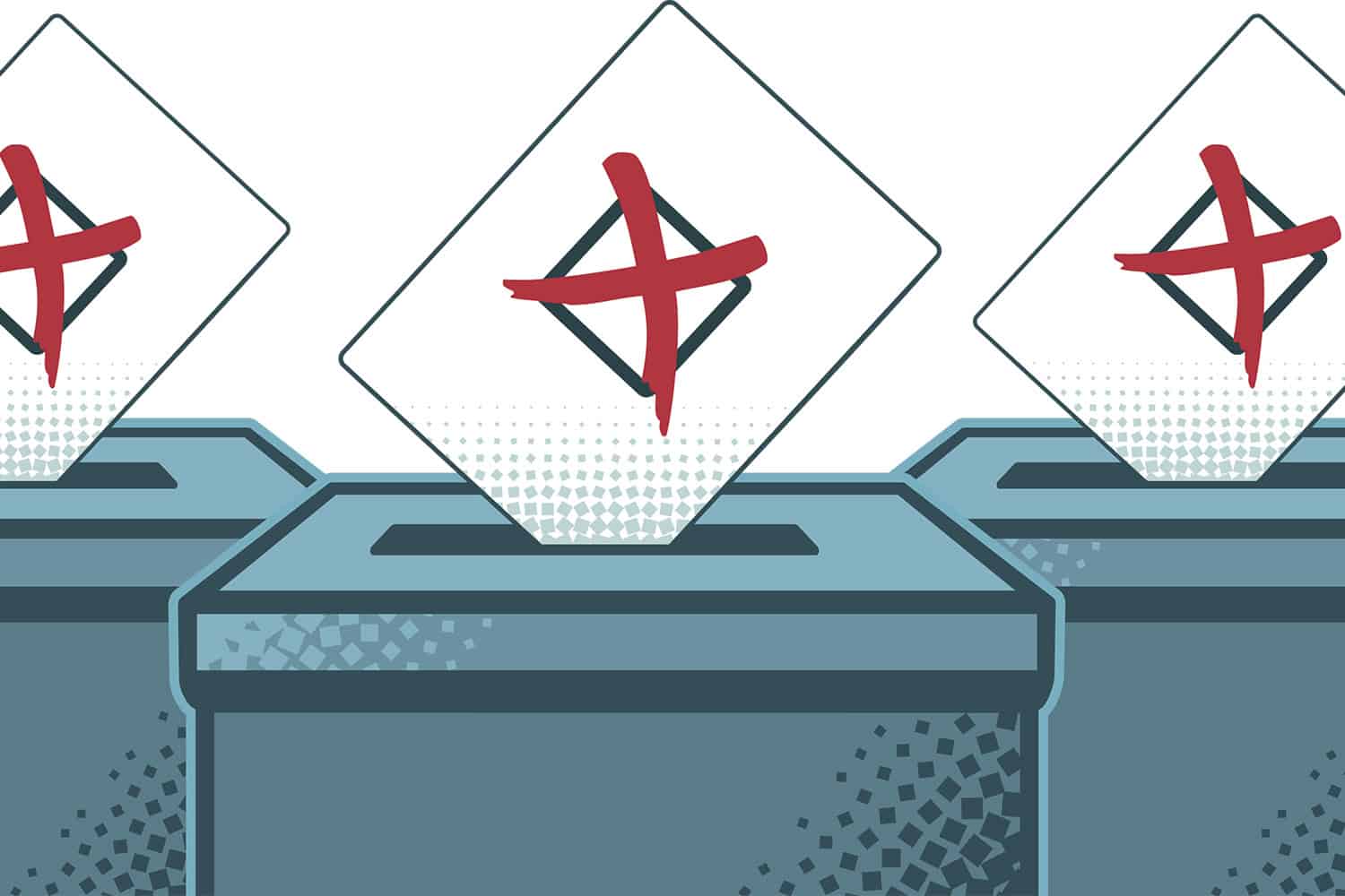 a polling station